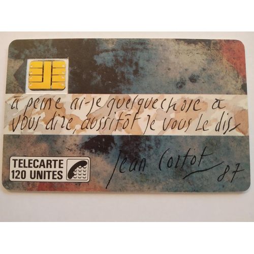 Télécarte 120 Cortot Jean Si3 12.87 130 000 Ex