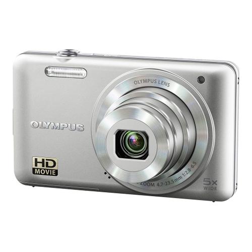 Olympus VG-160 - Appareil photo numérique - compact - 14.0 MP - 5x zoom optique 43 Mo - argent
