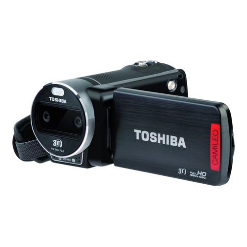 Toshiba CAMILEO Z100 - Caméscope - 3D - 1080p - 5.0 MP - carte Flash - noir