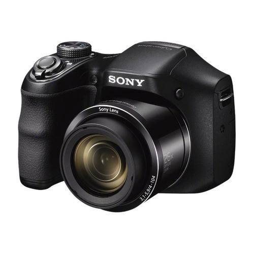Sony Cyber-shot DSC-H200 - Appareil photo numérique - compact - 20.1 MP - 720 p - 26x zoom optique - noir