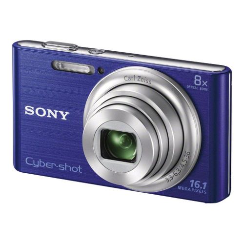 Appareil photo Compact Sony Cyber-shot DSC-W730 BleuW730 - Appareil photo numérique - compact - 16.1 MP - 720 p - 8x zoom optique - Carl Zeiss - bleu