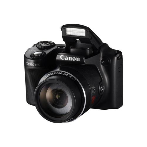 Canon PowerShot SX510 HS - Appareil photo numérique - compact - 12.1 MP - 1080p - 30x zoom optique - Wi-Fi - noir