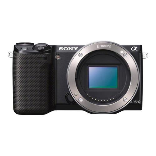 Sony a NEX 5T - Appareil photo num?rique - sans miroir - 16.1 MP - APS-C - corps uniquement - Wi-Fi, NFC - noir