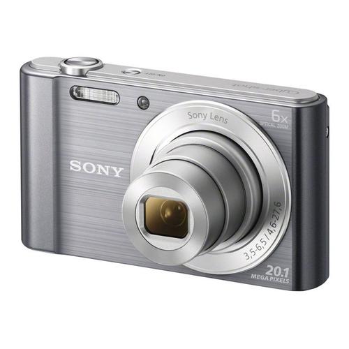 Appareil photo Compact Sony Cyber-shot DSC-W810 W810 - Appareil photo  numérique - compact - 20.1 MP - 720 p - 6x zoom optique - argent