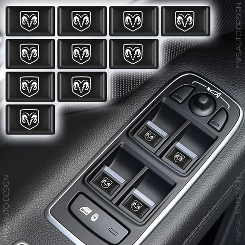 X10 Autocollant Sticker 3d Dodge Décoration Intérieur Garniture Sport +