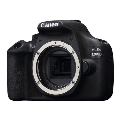 Canon EOS 1200D - Appareil photo numérique - Reflex - 18.0 MP - APS-C - 1080p / 30 pi/s - corps uniquement - noir