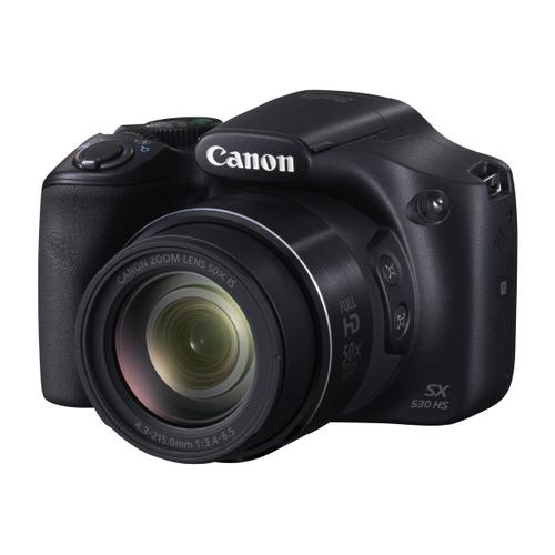 Canon PowerShot SX530 HS - Appareil photo numérique - compact - 16.0 MP - 1080p - 50x zoom optique - Wi-Fi, NFC - noir