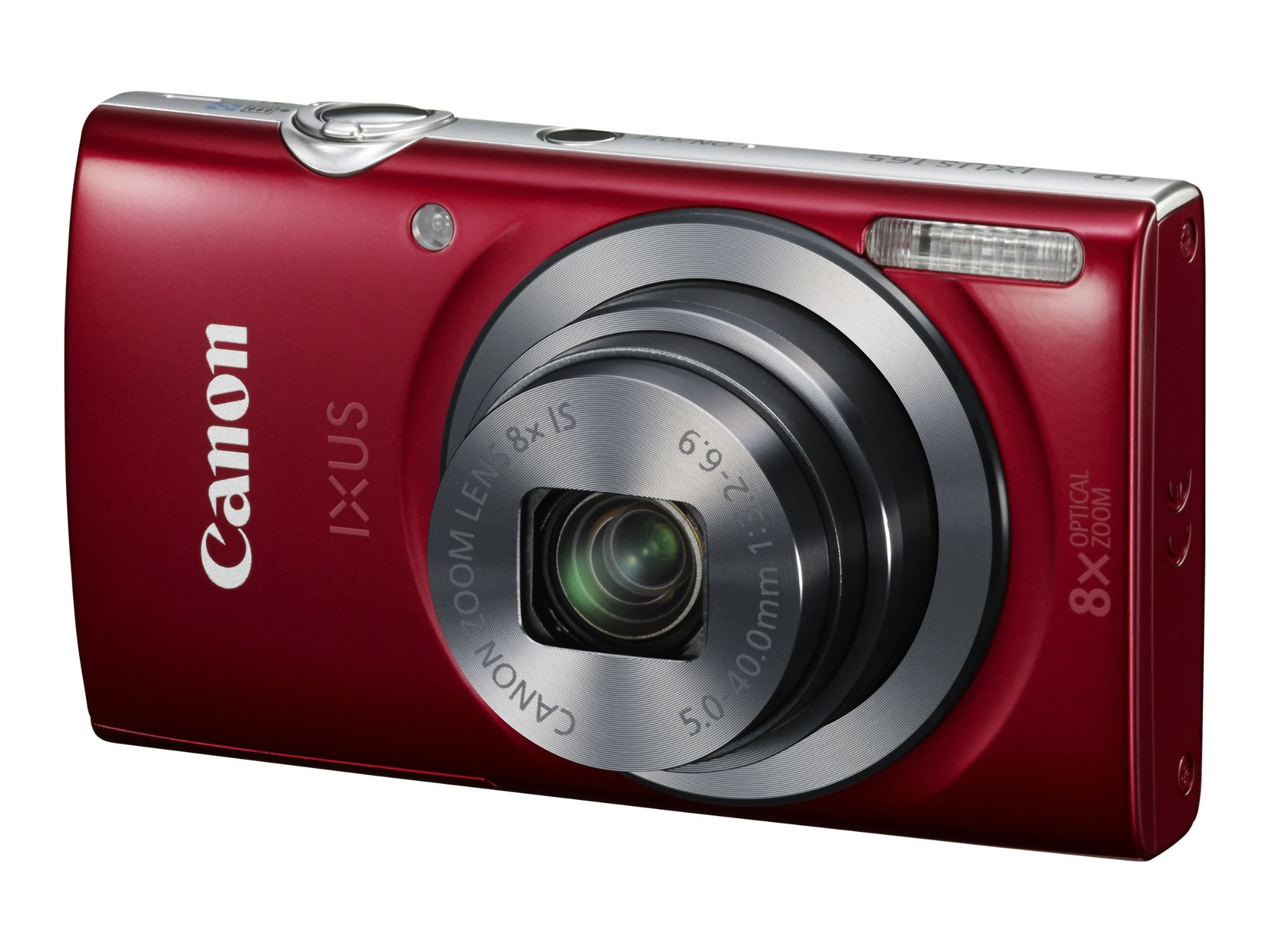 Appareil photo Compact Canon IXUS 165 compact - 20.0 MP - 720 p - 8x zoom optique - rouge | Rakuten