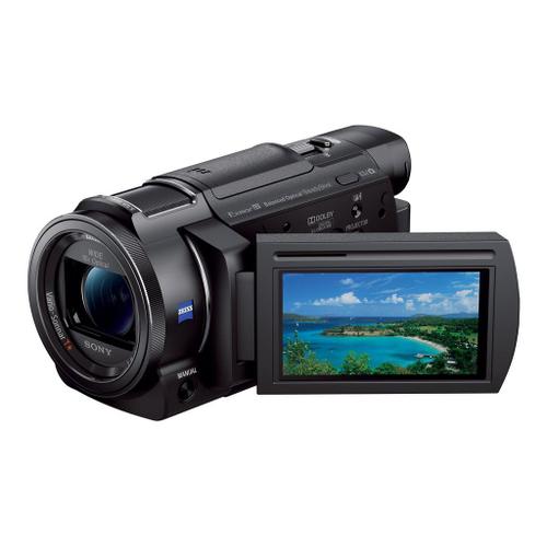 Sony Handycam FDR-AX33 - Caméscope - 4K - 18.9 MP - 10x zoom optique - Carl Zeiss - carte Flash - Wireless LAN, NFC - noir