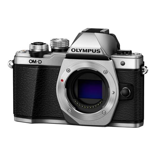 Olympus OM-D E-M10 Mark II - Appareil photo numérique - sans miroir - 16.1 MP - Quatre tiers - 1080p - corps uniquement - Wi-Fi - argent