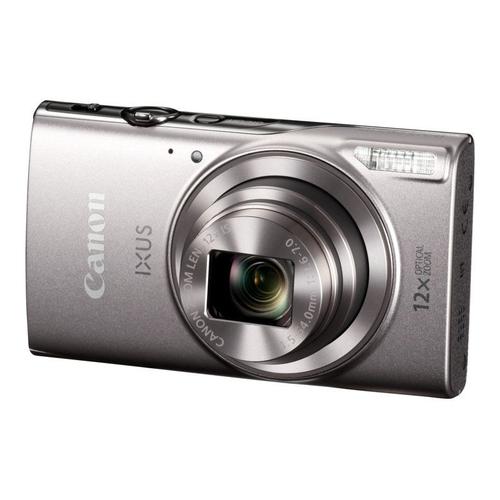 Canon IXUS 285 HS - Appareil photo numérique - compact - 20.2 MP - 1080p / 30 pi/s - 12x zoom optique - Wi-Fi, NFC - argent