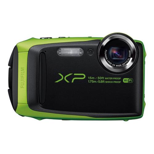 Appareil photo Compact Fujifilm FinePix XP90  compact - 16.4 MP - 1080p / 60 pi/s - 5x zoom optique - Fujinon - Wi-Fi - sous-marin jusqu'à 15 m - citron vert