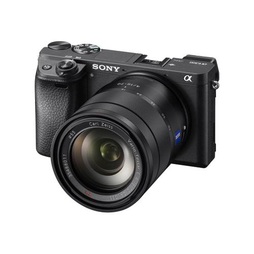 Sony a6300 ILCE-6300 - Appareil photo numérique - sans miroir - 24.2 MP - APS-C - 4K / 30 pi/s - corps uniquement - Wi-Fi, NFC - noir