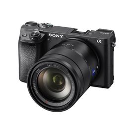 Sony a6300 ILCE-6300 - Appareil photo numérique - sans miroir - 24.2 MP - APS-C - 4K / 30 pi/s - corps uniquement - Wi-Fi, NFC - noir