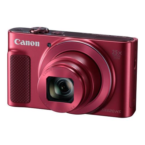 Appareil photo Compact Canon PowerShot SX620 HS Rouge compact - 20.2 MP - 1080p / 30 pi/s - 25x zoom optique - Wi-Fi, NFC - rouge