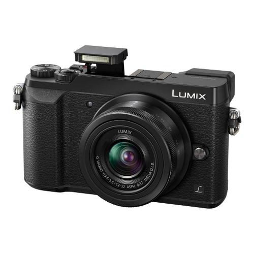 Panasonic Lumix G DMC-GX80H - Appareil photo num?rique - sans miroir - 16.0 MP - Quatre tiers - 4K / 25 pi/s - 10x zoom optique objectif 14-140 mm - Wi-Fi - noir