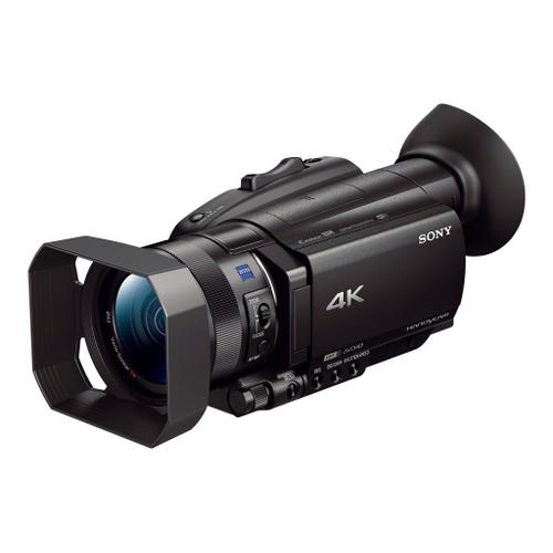 Sony Handycam FDR-AX700 - Caméscope - 4K / 30 pi/s - 14.2 MP - 12x zoom optique - Carl Zeiss - carte Flash - Wi-Fi, NFC - noir