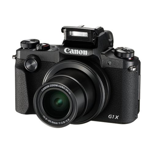 Appareil photo Compact Canon PowerShot G1 X Mark III Noir compact - 24.2 MP - APS-C - 1080p / 60 pi/s - 3x zoom optique - Wi-Fi, NFC, Bluetooth