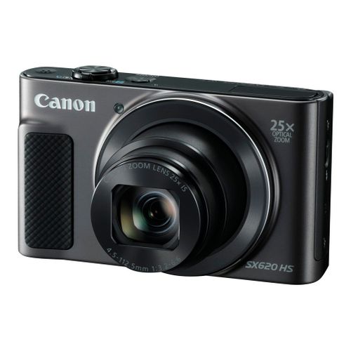 Appareil photo Compact Canon PowerShot SX620 HS  compact - 20.2 MP - 1080p / 30 pi/s - 25x zoom optique - Wi-Fi, NFC - noir