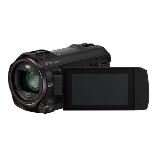 Panasonic HC-VX980 - Caméscope - 4K / 25 pi/s - 18.91 MP - 20x zoom optique - Leica - carte Flash - Wi-Fi - noir