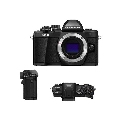 Olympus OM-D E-M10 Mark II - Appareil photo numérique - sans miroir - 16.1 MP - Quatre tiers - 1080p / 60 pi/s - 4x zoom optique objectif M.Zuiko Digital 12-50 mm - Wi-Fi - noir