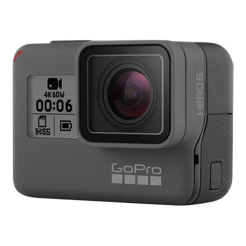 GoPro HERO6 Black - Caméra de poche - 4K / 60 pi/s - 12.0 MP - Wi-Fi, Bluetooth - sous-marin jusqu'à 10 m