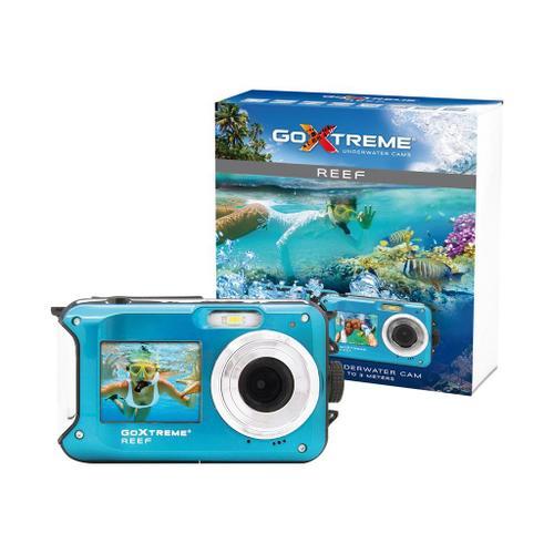 Easypix GoXtreme Reef - Appareil photo numérique - compact - 8.0 MP / 24.0 MP (interpolé) - 1080p - sous-marin jusqu'à 3 m - bleu