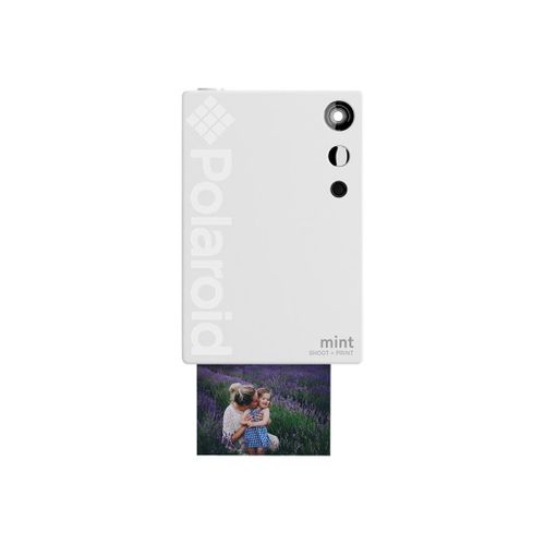 Appareil photo Compact Polaroid Mint 2-in-1 Blanc1 - Appareil photo numérique - compact avec imprimante photo instantanée - 16.0 MP - blanc