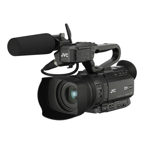 JVC 4KCAM GY-HM250E - Caméscope - 4K / 30 pi/s - 12.4 MP - 12x zoom optique - carte Flash