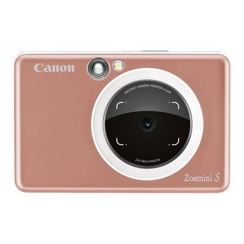 Canon Zoemini S - Appareil photo numérique - compact avec imprimante photo instantanée - 8.0 MP - Bluetooth, NFC - rose gold