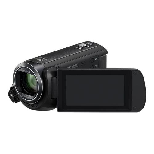 Panasonic HC-V380 - Caméscope - 1080p / 50 pi/s - 2.51 MP - 50x zoom optique - carte Flash - Wi-Fi - noir