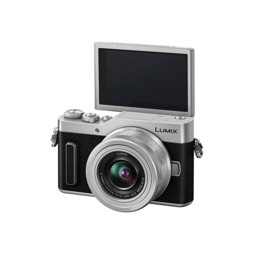 Panasonic Lumix G DC-GX880K - Appareil photo numérique - sans miroir - 16.0 MP - Quatre tiers - 4K / 30 pi/s - 2.7x zoom optique objectif 12-32 mm - Wi-Fi - argent