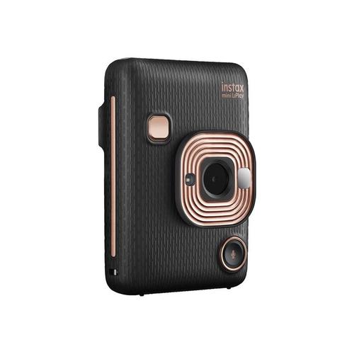 Fujifilm Instax Mini LiPlay - Appareil photo numérique - compact avec imprimante photo instantanée - noir élégant