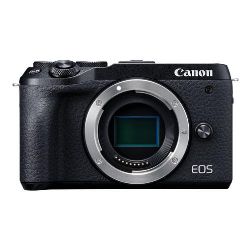 Canon EOS M6 Mark II - Appareil photo numérique - sans miroir - 32.5 MP - APS-C - 4K / 30 pi/s - corps uniquement - Wi-Fi, Bluetooth - noir