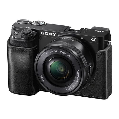 Sony a6100 ILCE-6100Y - Appareil photo numérique - sans miroir - 24.2 MP - APS-C - 4K / 30 pi/s - 3x zoom optique objectifs 16-50 mm et 55-210 mm - Wi-Fi, NFC, Bluetooth - noir