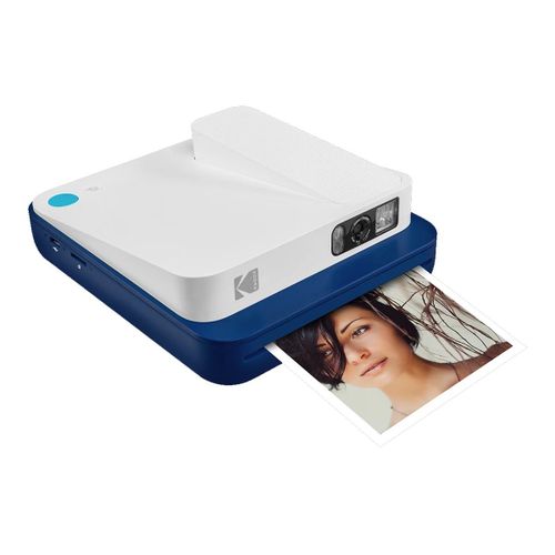 Appareil photo Compact Kodak Smile Classic Blanc compact avec imprimante photo instantanée / 16.0 MP (interpolé) - Bluetooth - bleu