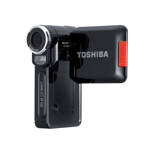Toshiba CAMILEO P10 - Caméscope - 1080p - 5.0 MP - flash 128 Mo - carte Flash - Brillant minuit