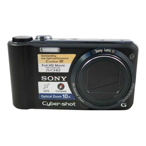 Sony Cyber-shot DSC-HX5V - Appareil photo numérique - compact - 10.2 MP - 10x zoom optique - flash 45 Mo - noir