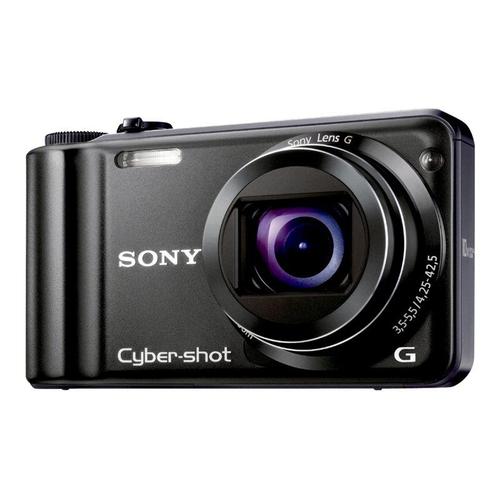 Appareil photo Compact Sony Cyber-shot DSC-H55 NoirH55 - Appareil photo numérique - compact - 14.1 MP - 720 p - 10x zoom optique - noir