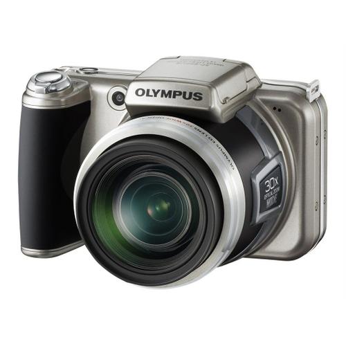 Olympus SP-800UZ - Appareil photo numérique - compact - 14.0 MP - 30x zoom optique - flash 2 Go - argent