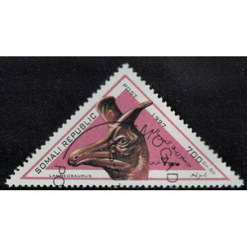 Somalie 1997 Oblitéré Used Animaux Préhistoriques Éteints Dinosaure Lambeosaurus Su