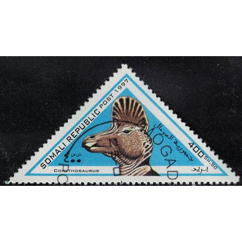 Somalie 1997 Oblitéré Used Animaux Préhistoriques Éteints Dinosaure Corythosaurus Su