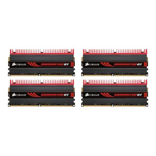 CORSAIR Dominator-GT - DDR3 - kit - 16 Go: 4 x 4 Go - DIMM 240 broches - 2133 MHz / PC3-17066 - CL9 - 1.5 V - mémoire sans tampon - non ECC