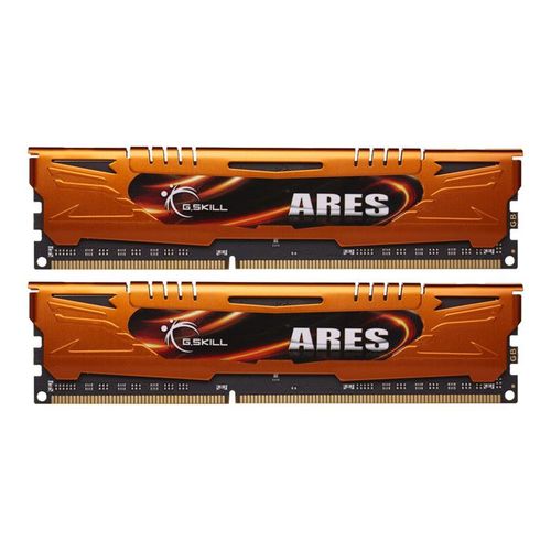 G.Skill ARES - DDR3 - kit - 16 Go: 2 x 8 Go - DIMM 240 broches - 1600 MHz / PC3-12800 - CL10 - 1.5 V - mémoire sans tampon - non ECC