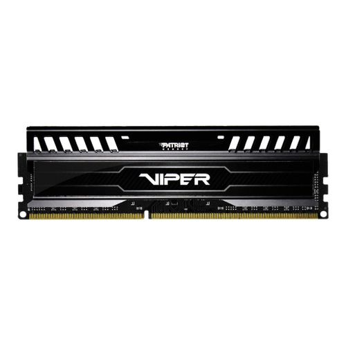 Patriot Extreme Performance Viper 3 Series Black Mamba Edition - DDR3 - module - 8 Go - DIMM 240 broches - 1600 MHz / PC3-12800 - CL10 - 1.5 V - mémoire sans tampon - non ECC