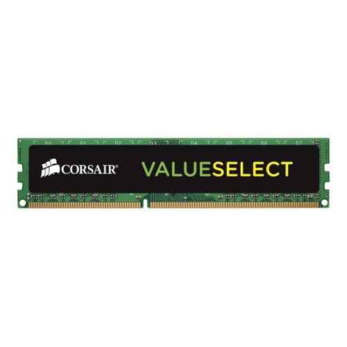 CORSAIR Value Select - DDR3 - module - 4 Go - DIMM 240 broches - 1600 MHz / PC3-12800 - CL11 - 1.5 V - mémoire sans tampon - non ECC