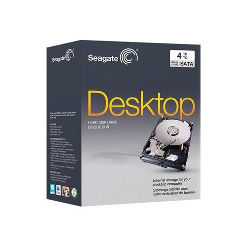Seagate Barracuda Desktop HDD.15 - Disque dur - 4 To - interne - 3.5" - SATA 6Gb/s - mémoire tampon : 64 Mo