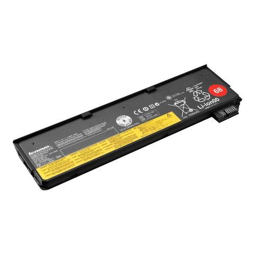 Lenovo ThinkPad Battery 68 - Batterie de portable - Lithium Ion - 3 cellules - 2.06 Ah - pour ThinkPad L450; L460; L470; P50s; T440; T440s; T450; T450s; T460; T460p; T470p; T550; T560; W550s;...