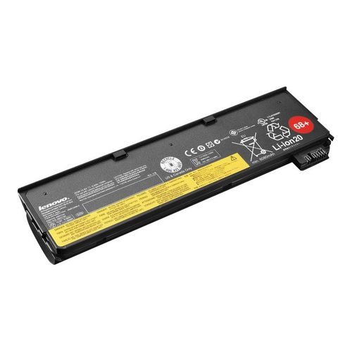 Lenovo ThinkPad Battery 68+ - Batterie de portable - Lithium Ion - 6 cellules - 6600 mAh - FRU - pour ThinkPad L450; L460; L470; P50s; T440; T440s; T450; T450s; T460; T460p; T470p; T550; T560;...