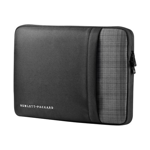 HP Ultrabook Professional Sleeve - Housse d'ordinateur portable - 12.5" - noir avec motif écossais gris - pour EliteBook 1030 G1, 725 G3, 725 G4, 820 G3, 820 G4; EliteBook Folio G1; EliteBook...